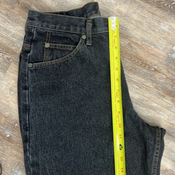 Vintage Brittania Men's Jeans Black Size 31 x 32 (Labeled 33 x 32) Straight Leg - Picture 12 of 15